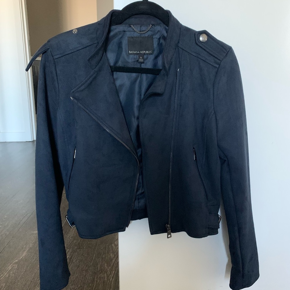 Banana Republic Bomber Jacket (Blue)